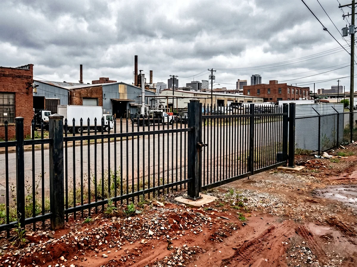 Commercial Iron Fencing