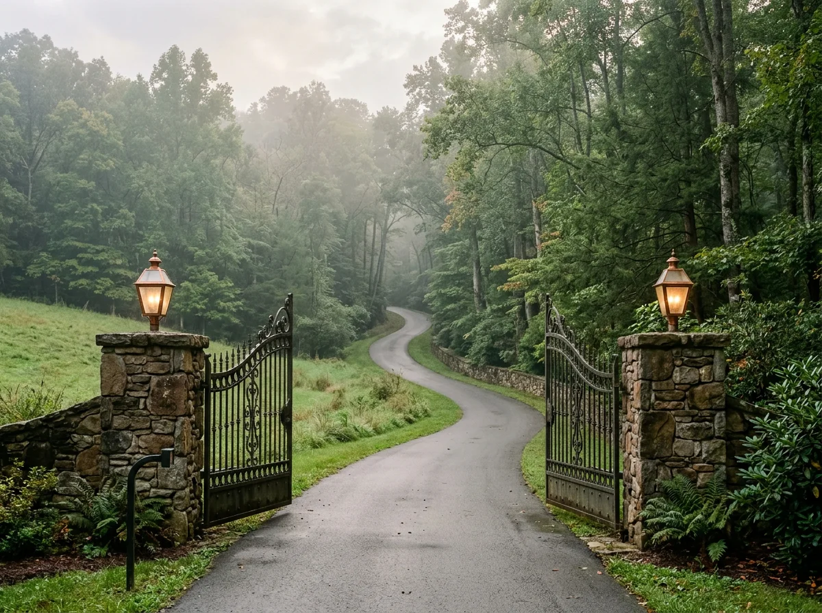 Driveway gate in Knoxville