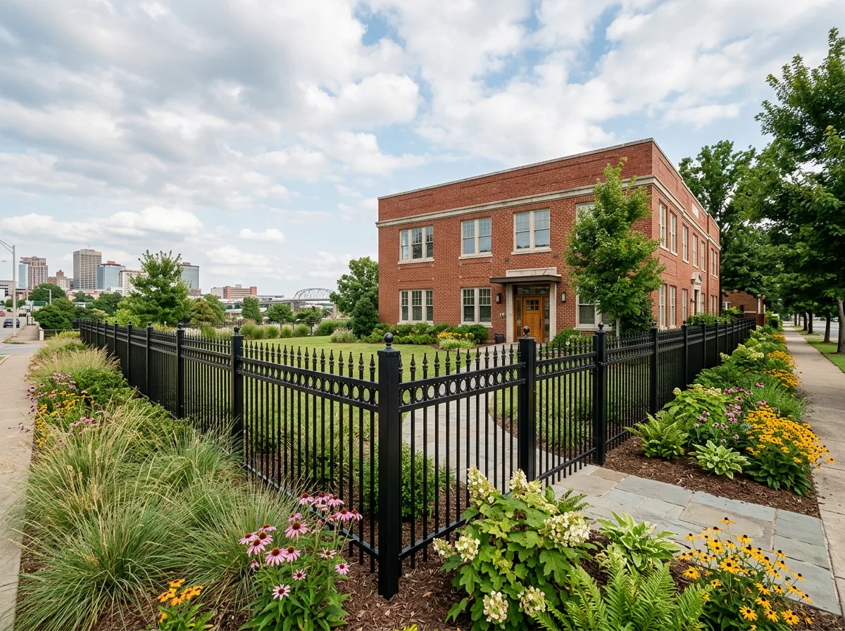 Commercial Iron Fencing