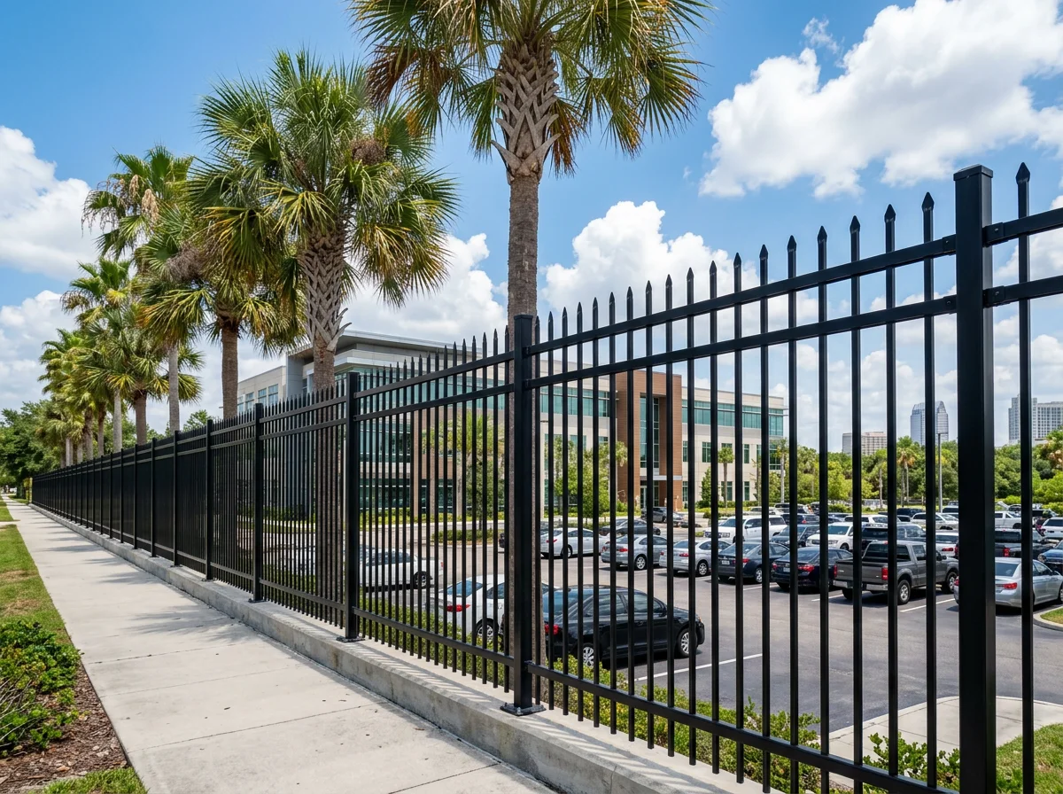 Commercial Iron Fencing