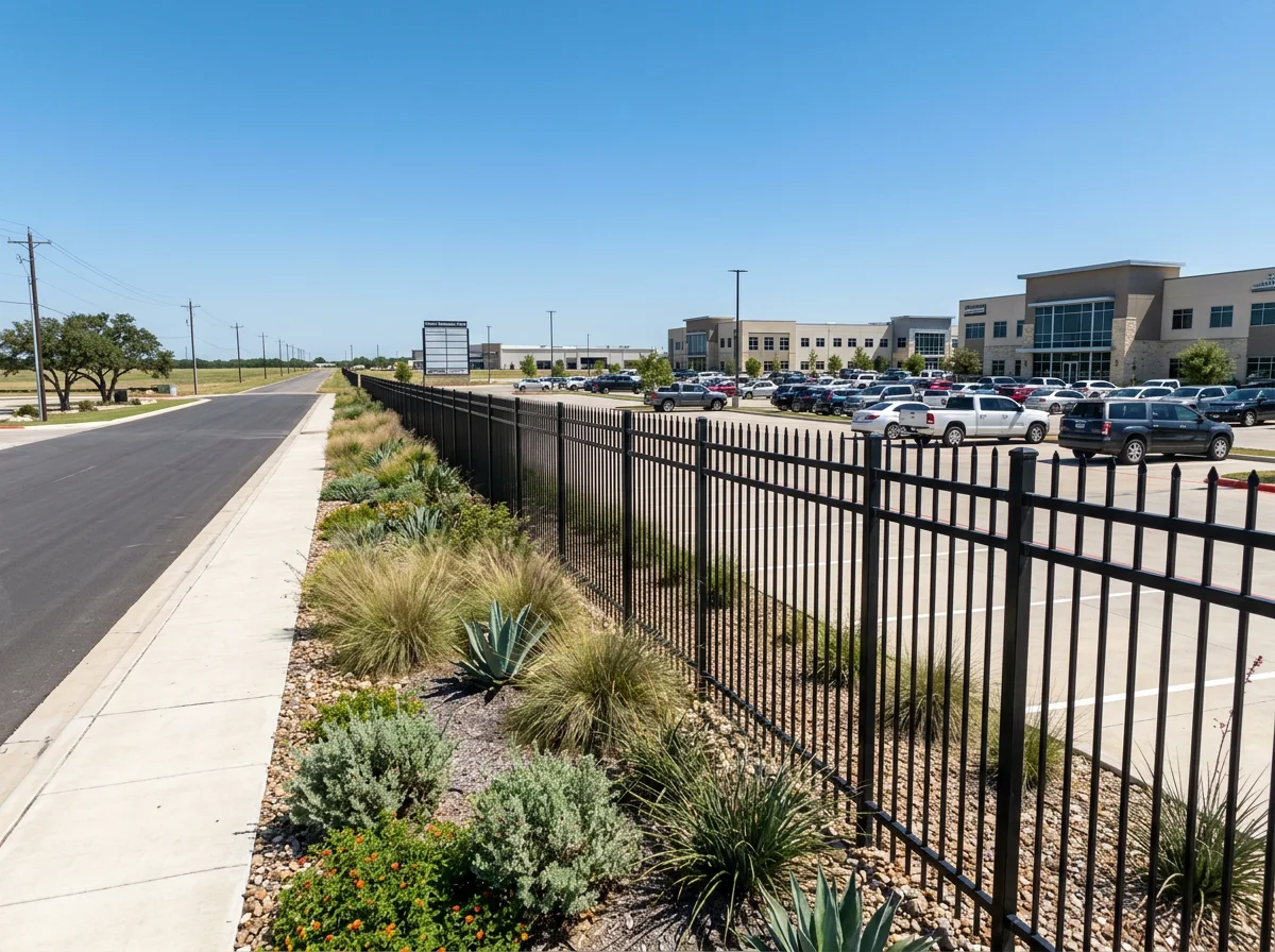 Commercial Iron Fencing